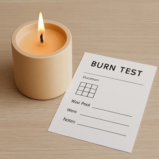 burn test on candle