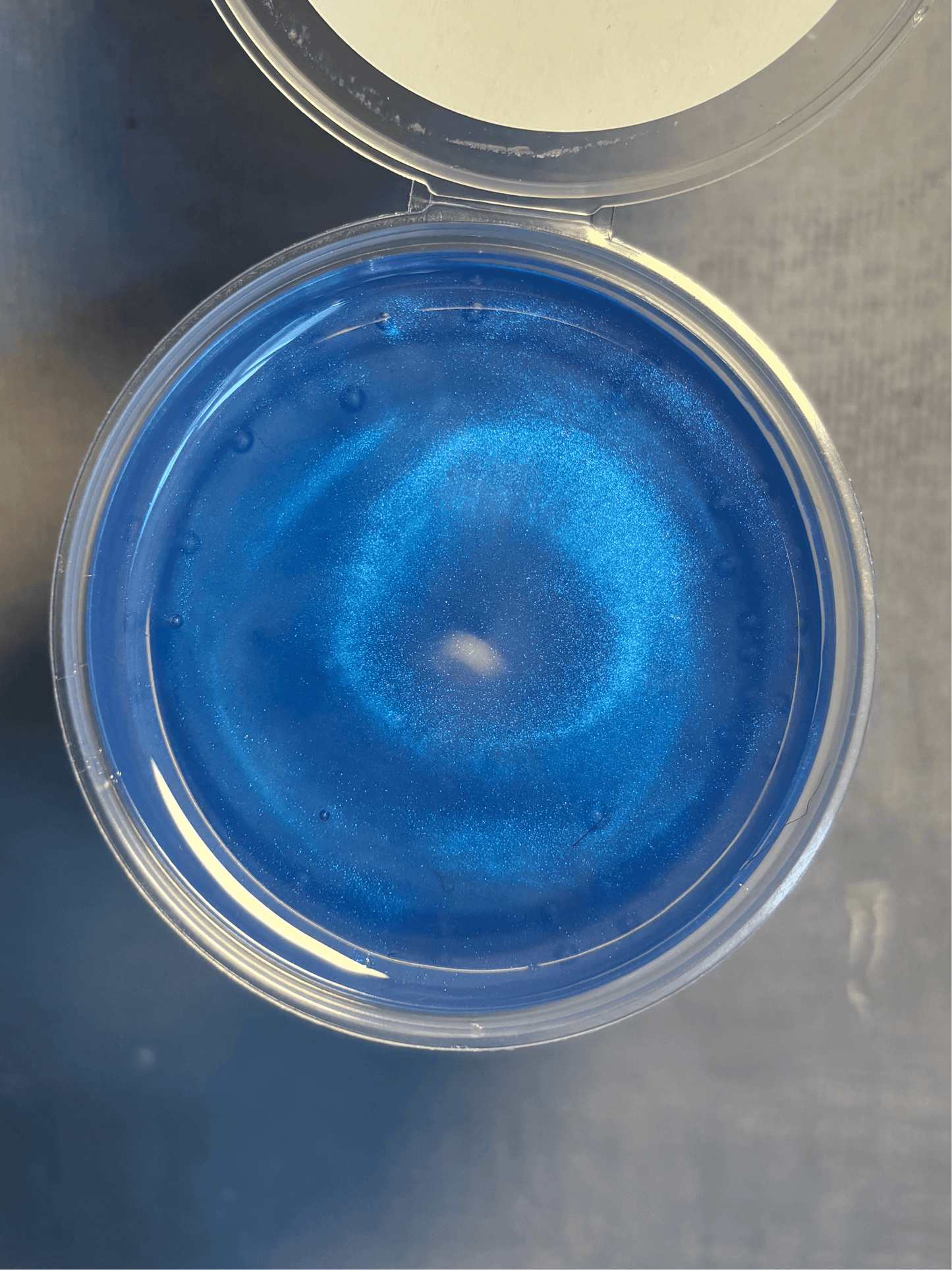 Close up of Greek summer gel wax melt