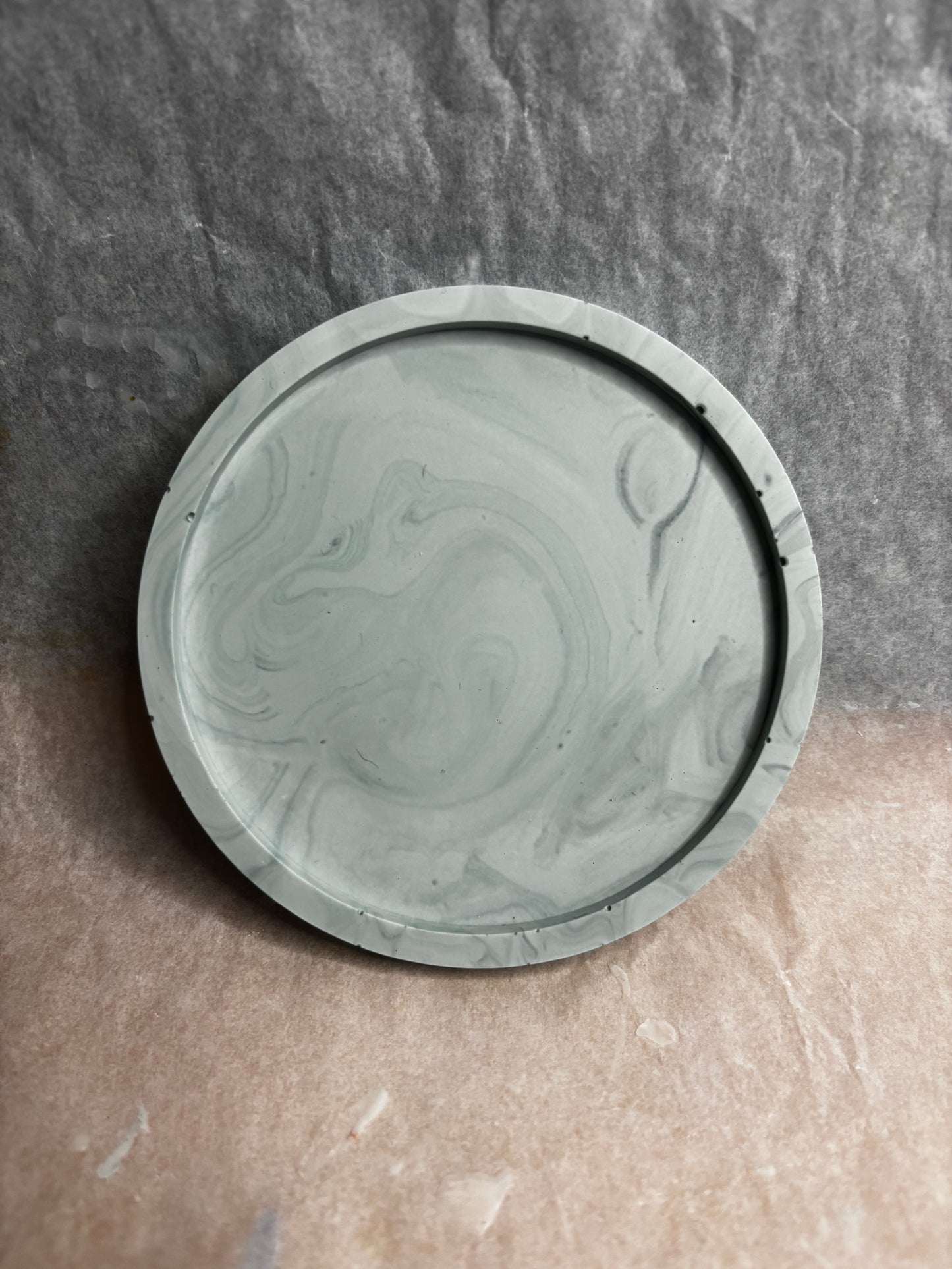ocean round tray