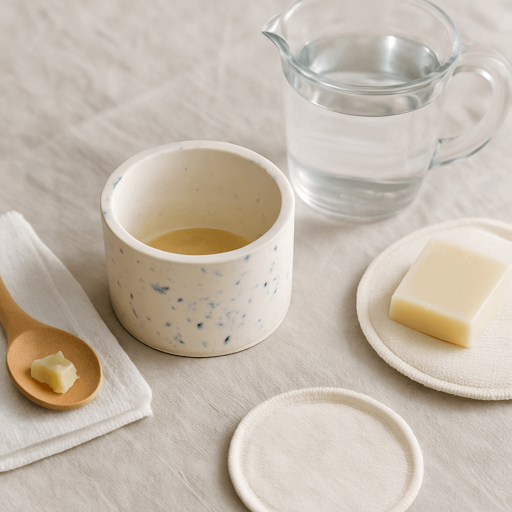 supplies to clean you candle pot for reuse