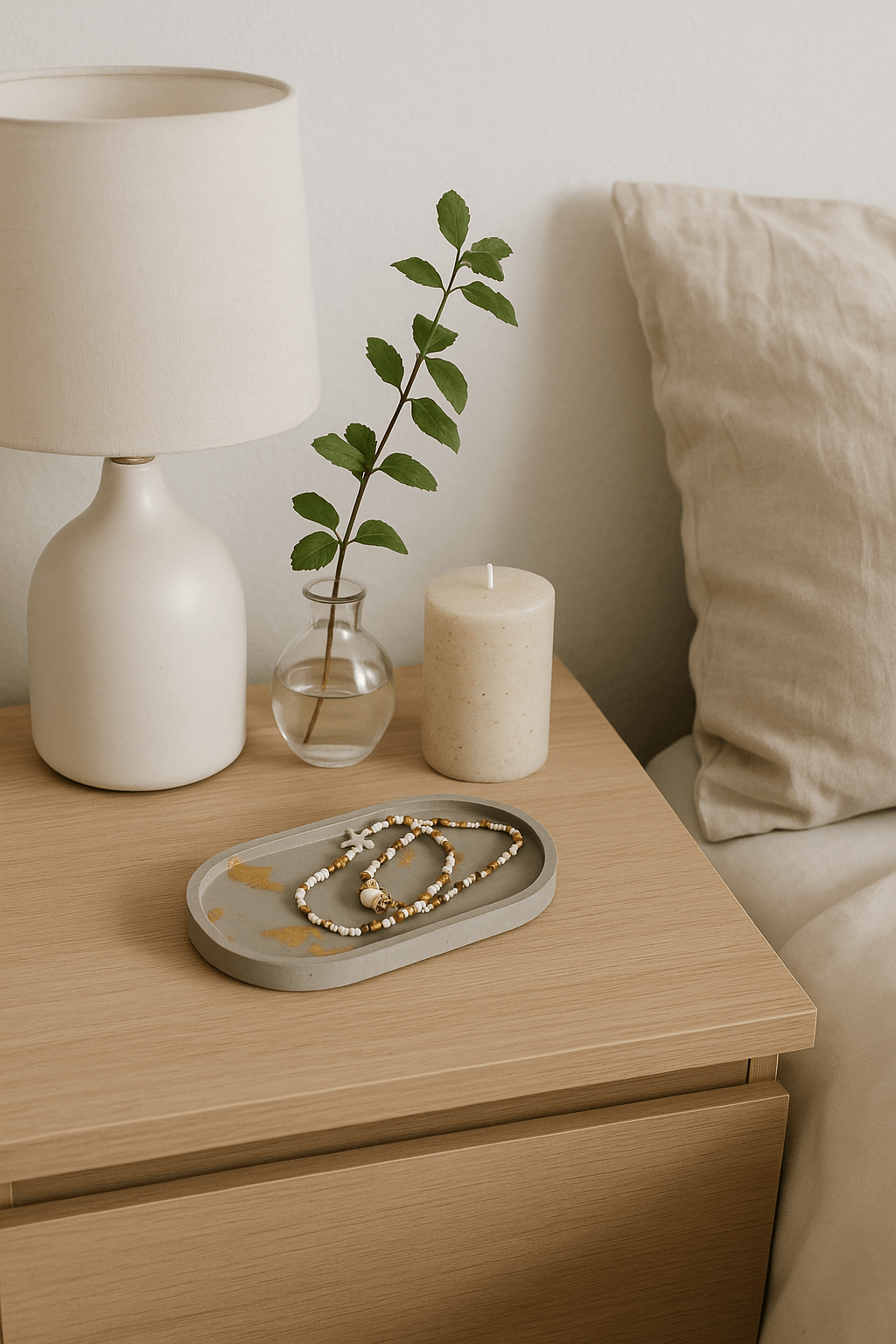 handmade trays in all different colours 