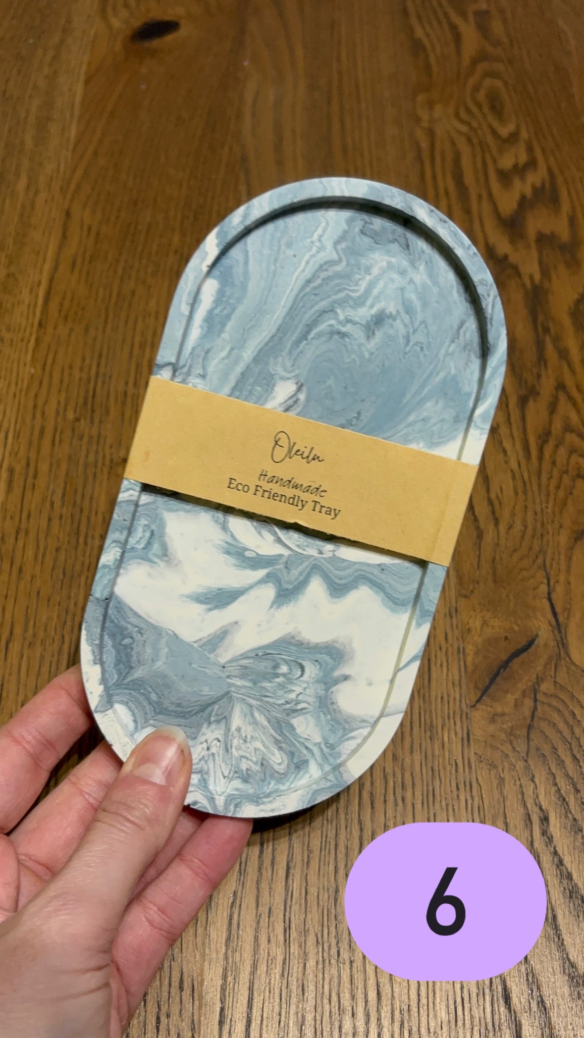 Marble Oval Tray | Jewellery Tray