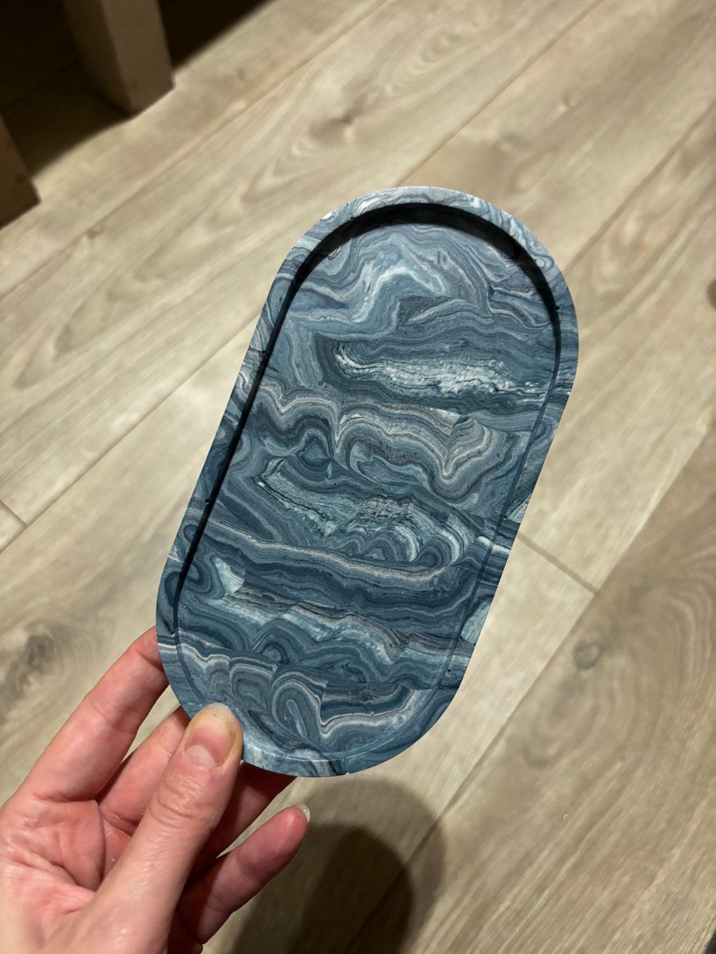 Marble Oval Tray | Jewellery Tray