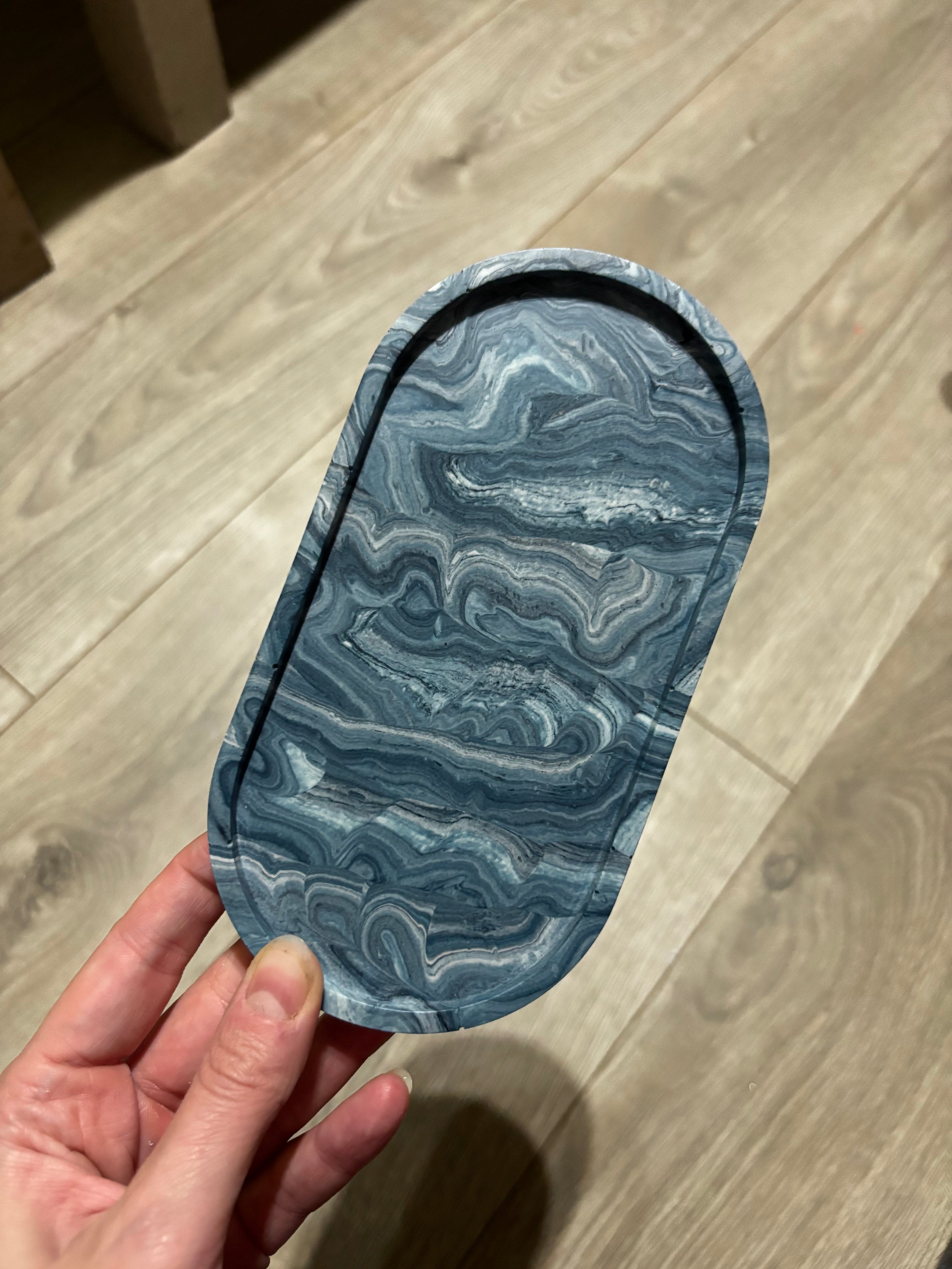 Marble Oval Tray | Jewellery Tray