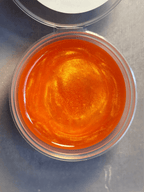 Close up Australian outback gel wax melt 