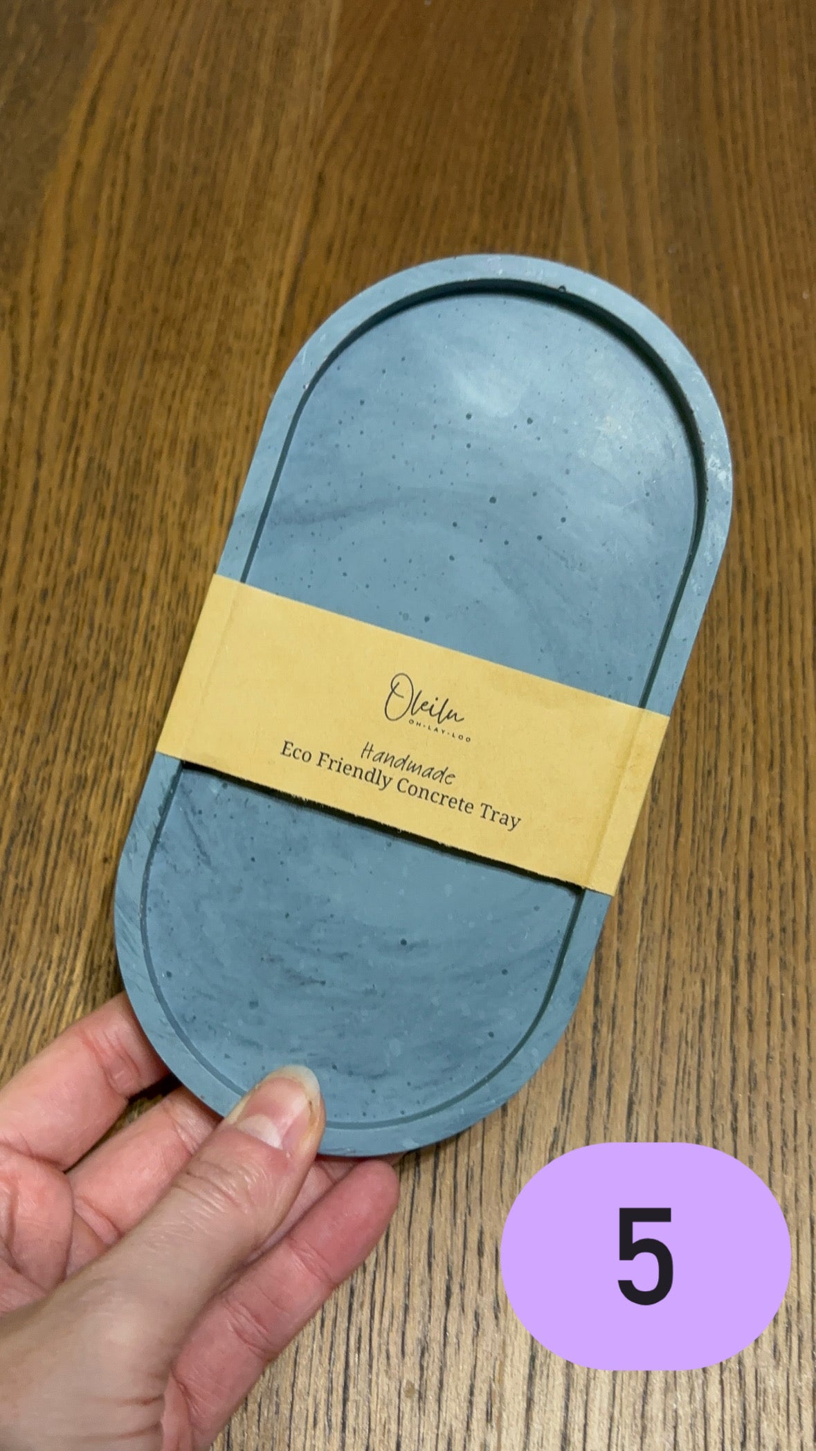 Marble Oval Tray | Jewellery Tray