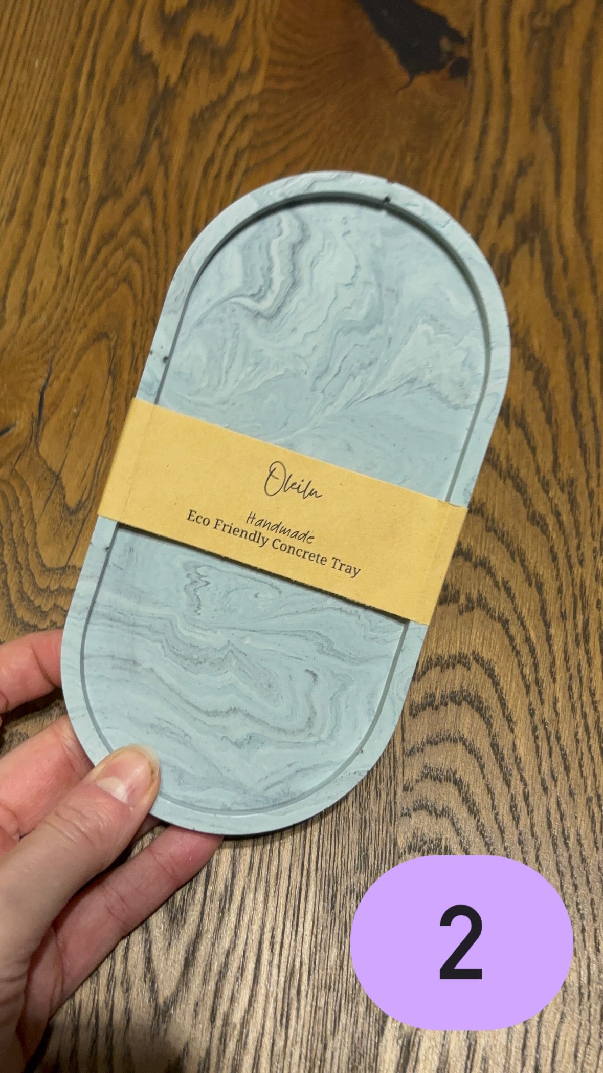 Marble Oval Tray | Jewellery Tray