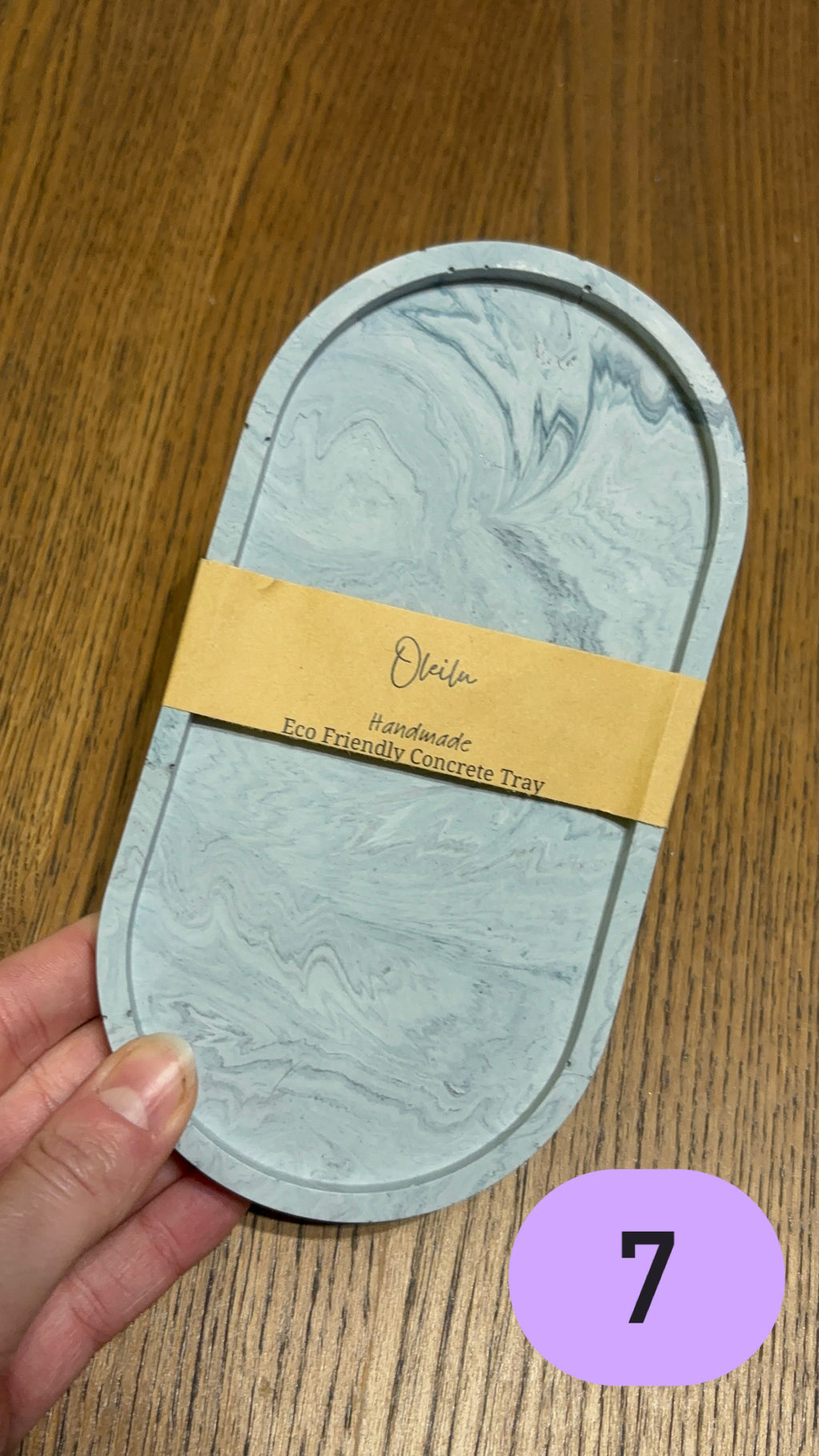 Marble Oval Tray | Jewellery Tray