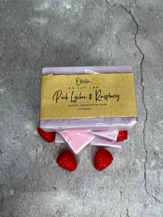 Pink Lychee & Raspberry Glycerine Soap