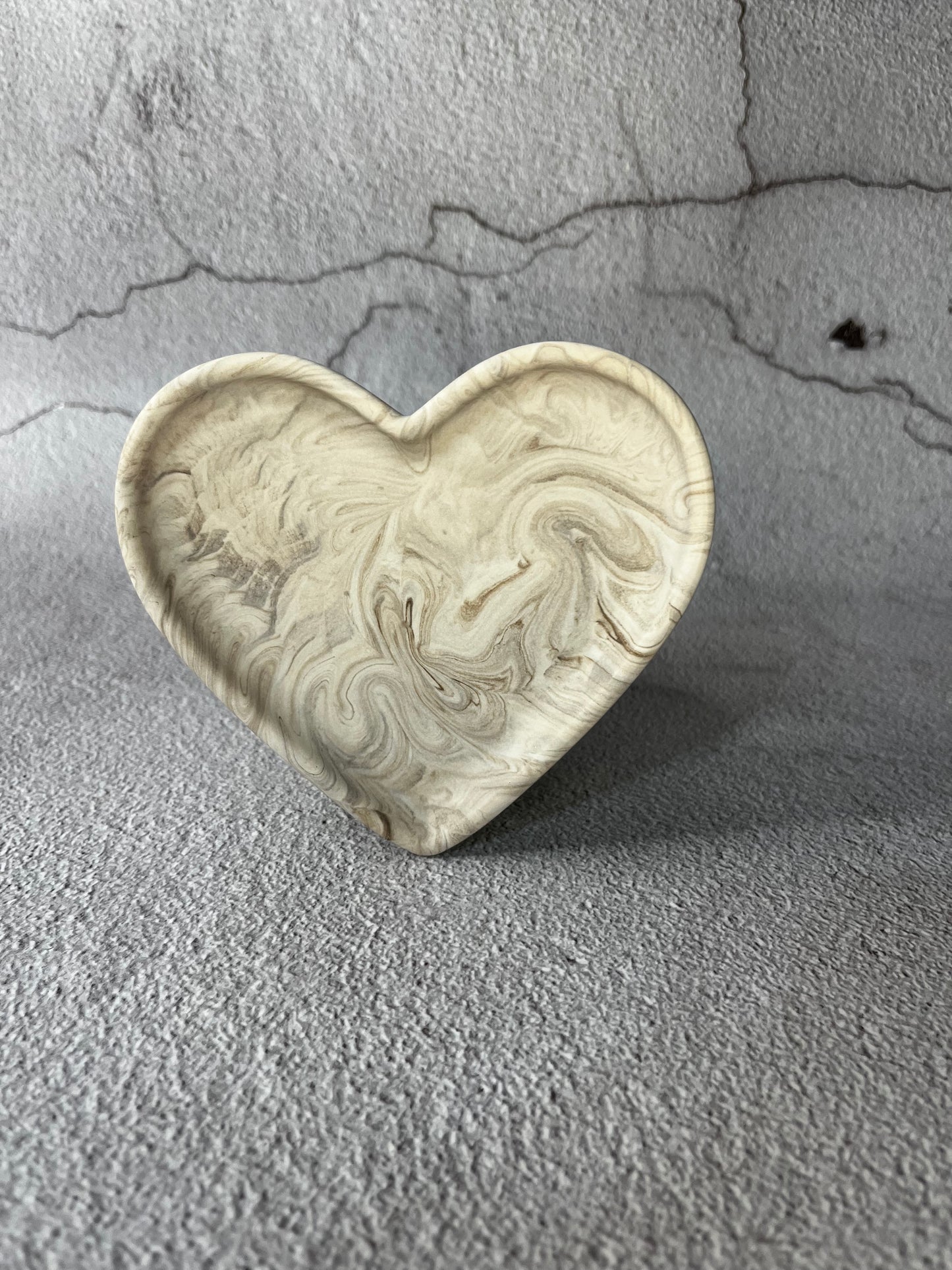 Marble Heart Tray