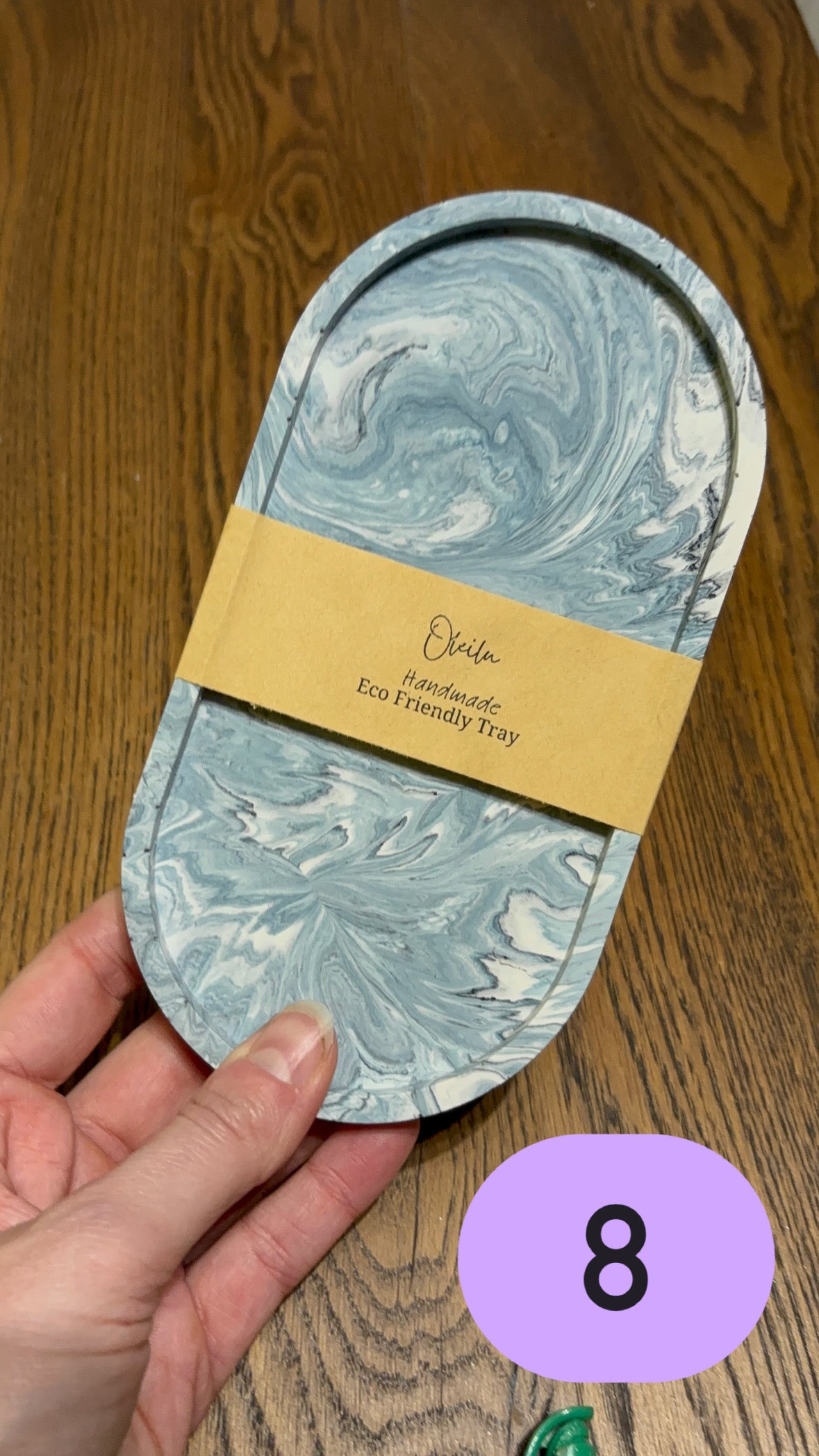 Marble Oval Tray | Jewellery Tray