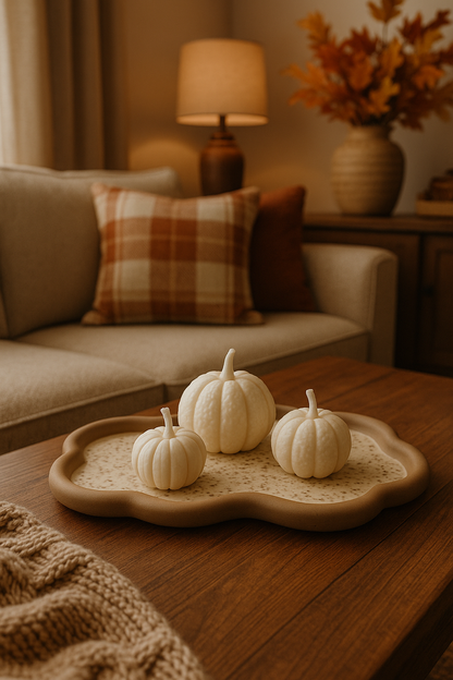 Pumpkin Candle Set – Handmade Autumn Home Decor