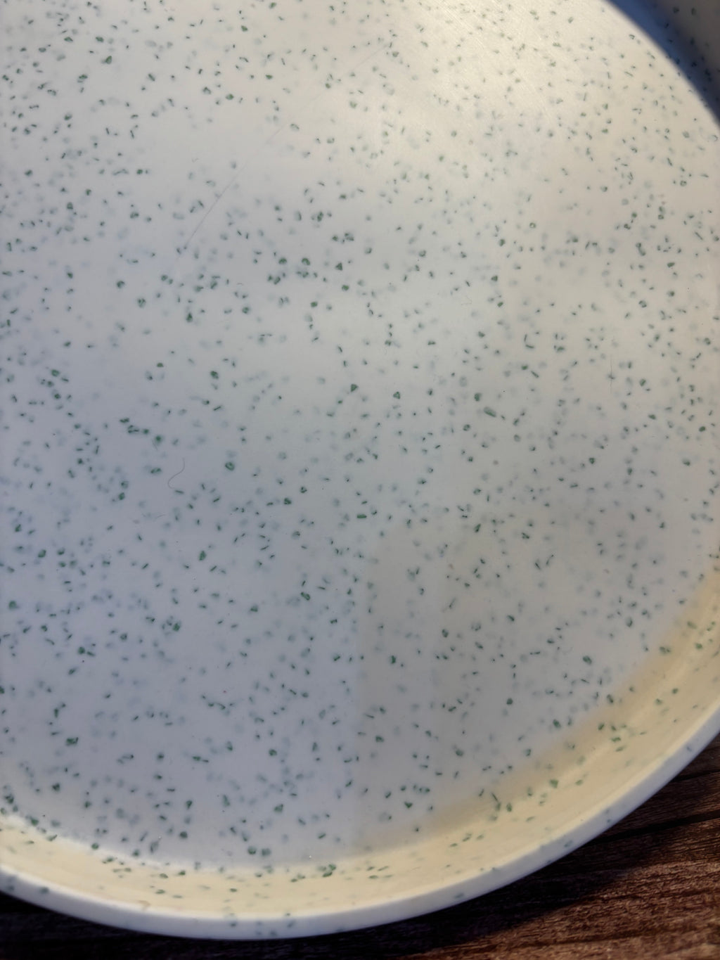 Close up of green pieces