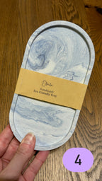 Marble Oval Tray | Jewellery Tray