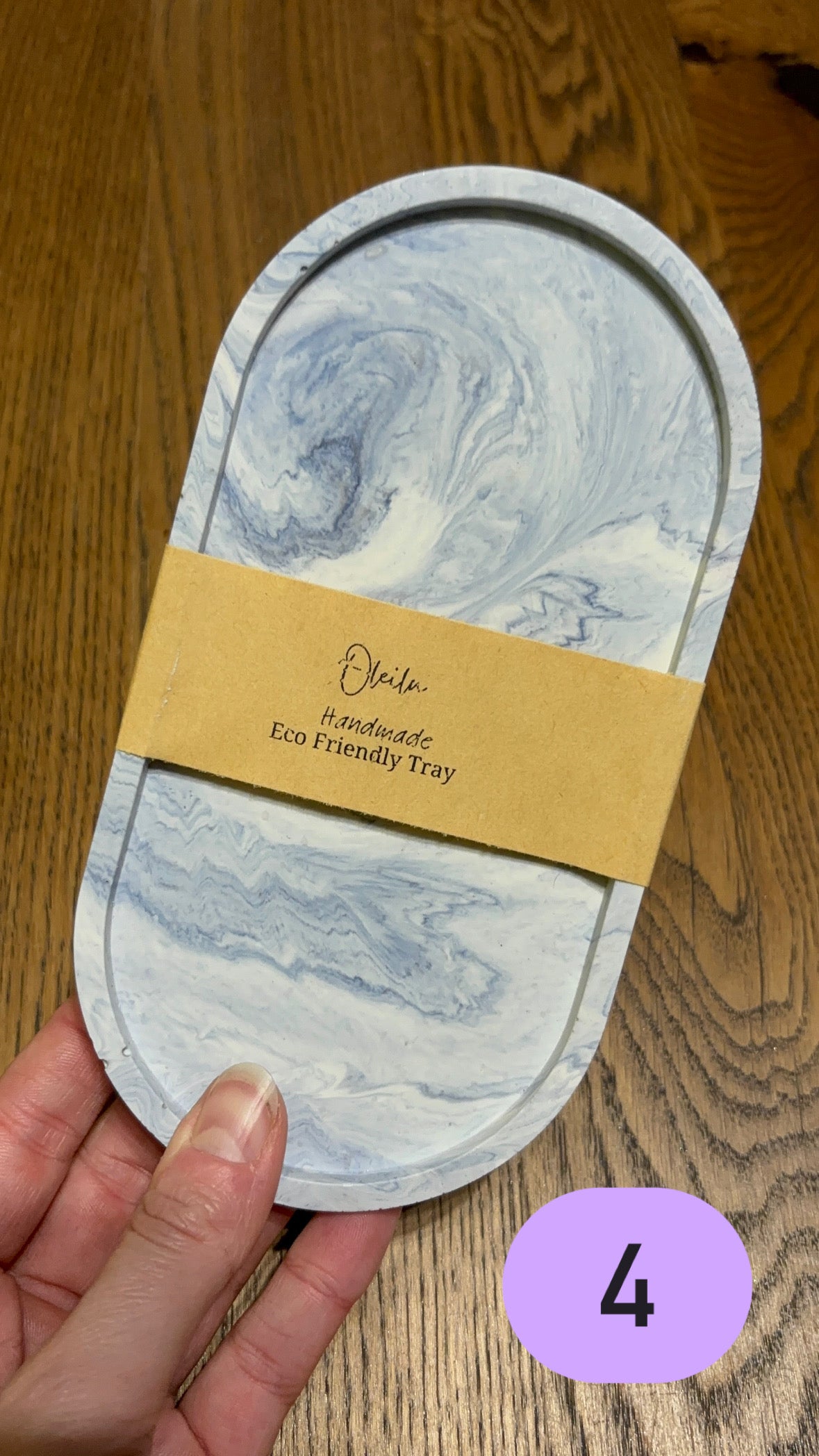 Marble Oval Tray | Jewellery Tray