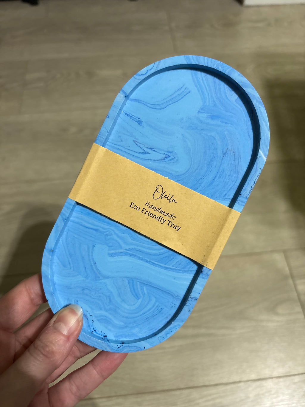 Marble Oval Tray | Jewellery Tray