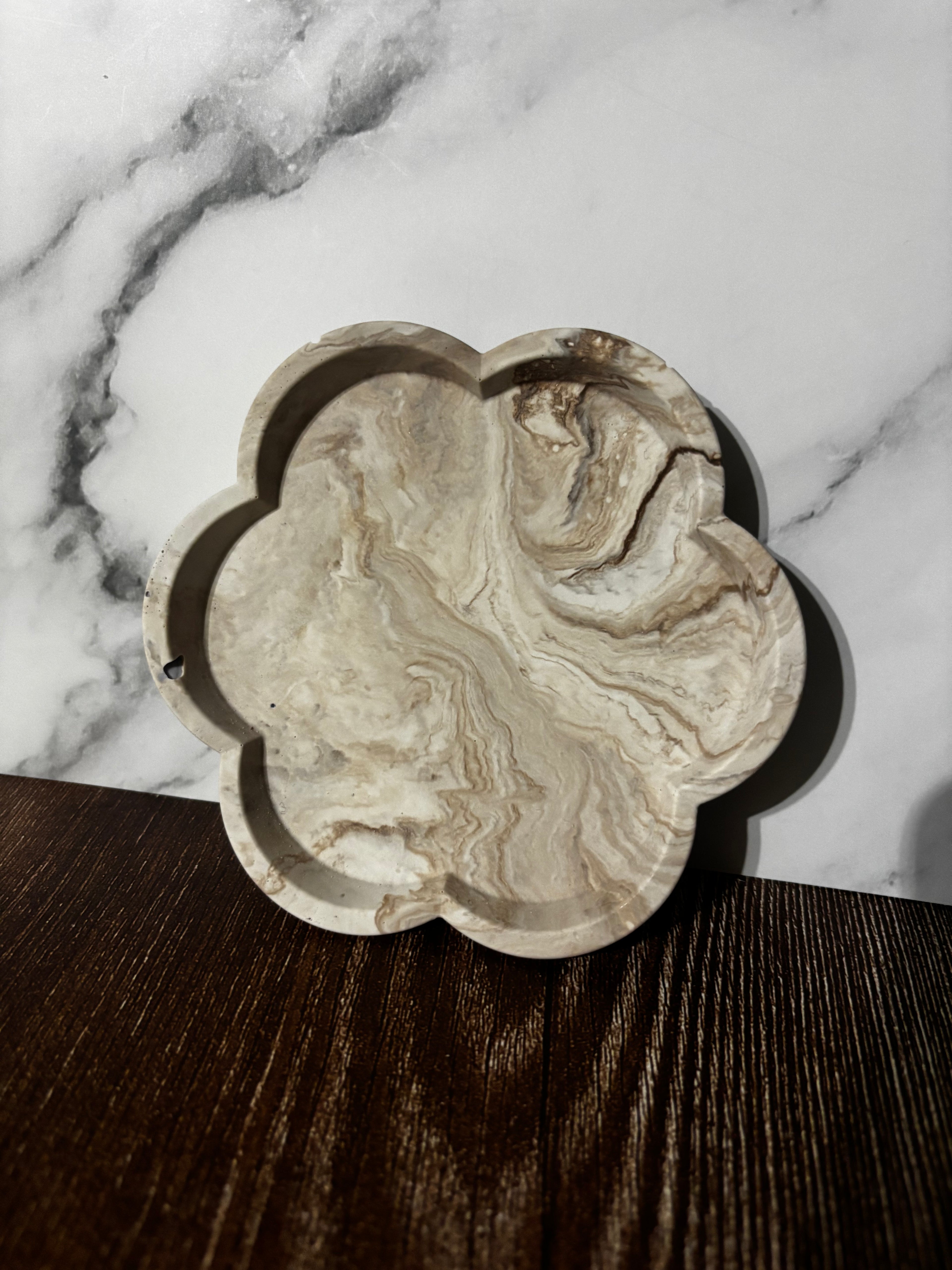 Handmade Flower Trinket Tray