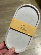 Marble Oval Tray | Jewellery Tray