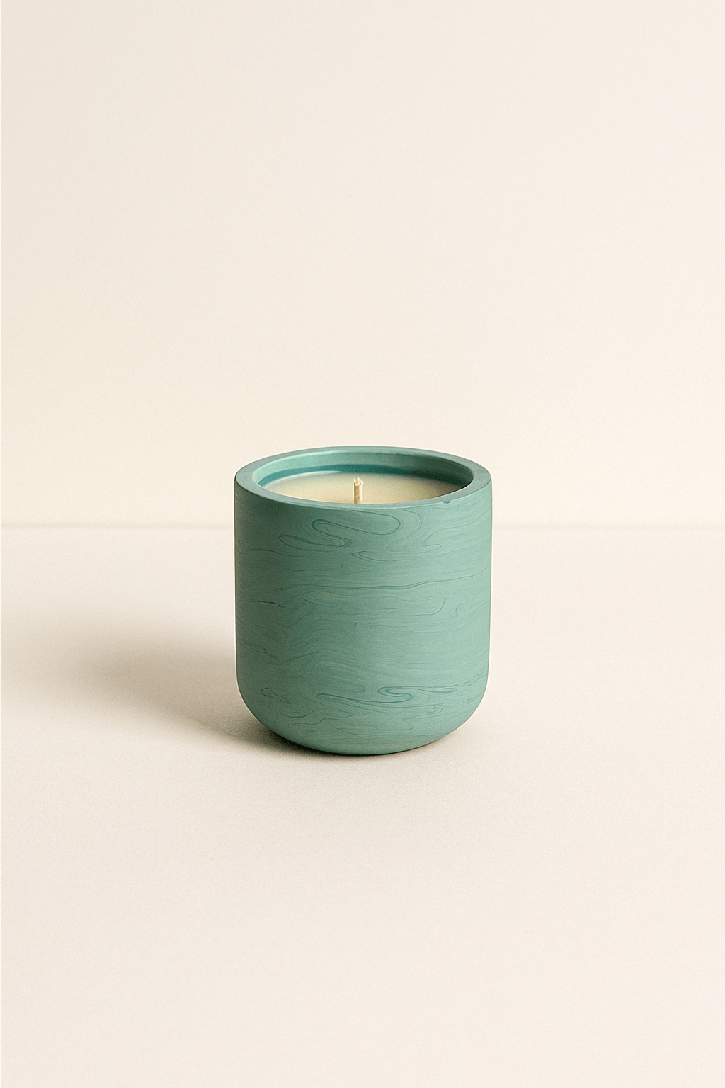 St Ives candle in white background 