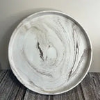 brown marble large tray 