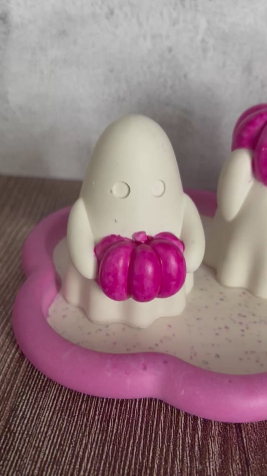 Cute Pumpkin Ghost Ornaments | Autumn Display